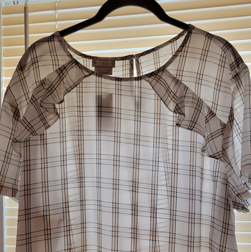 Van Heusen Plaid Shirt